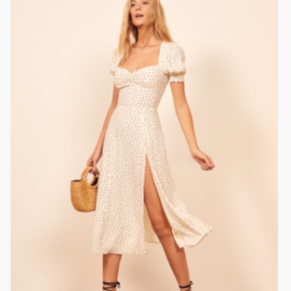 Reformation Polka dot dress